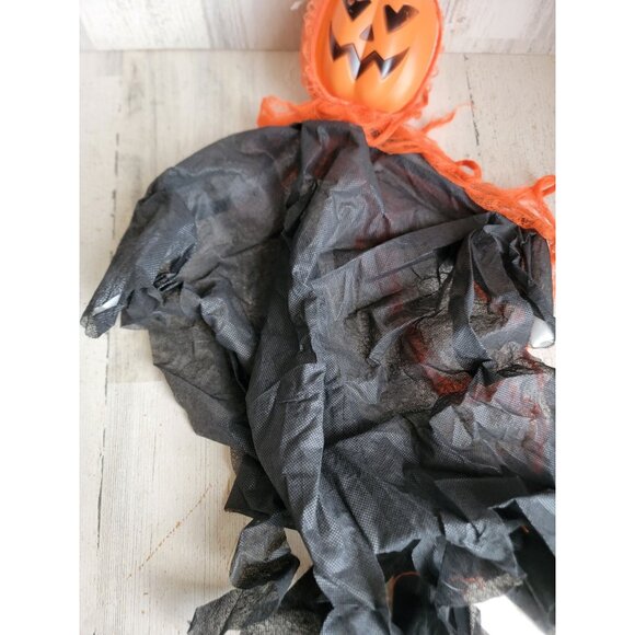 Hanging Jack O'Lantern Grim‎ reaper Halloween prop decor scary home - Picture 3 of 7
